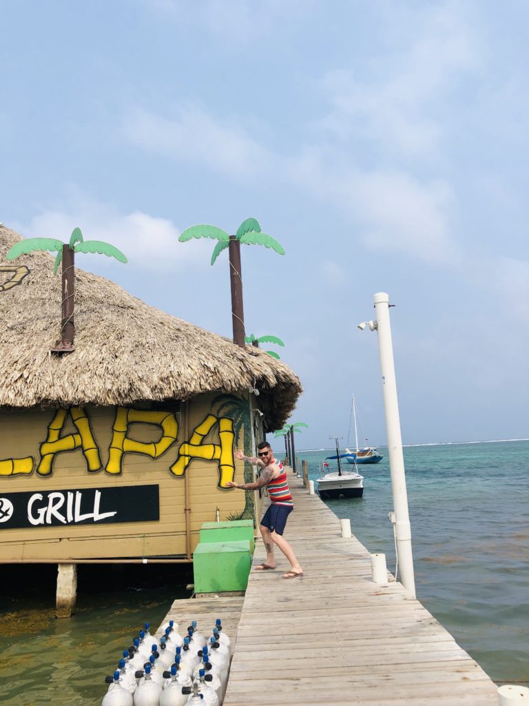 san pedro, belize, palapa bar and grill